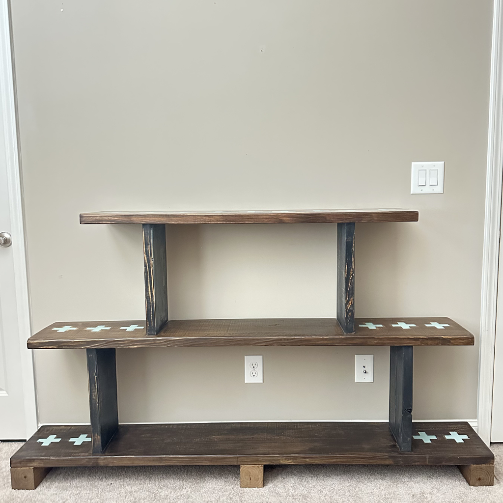 Rustic Artisan Handcrafted Bookcase