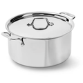 All-Clad D3 Stainless 3-ply Bonded Cookware, Stockpot with lid, 8 quart