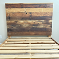 Reclaimed Wood Plank Farmhouse Bed - Queen