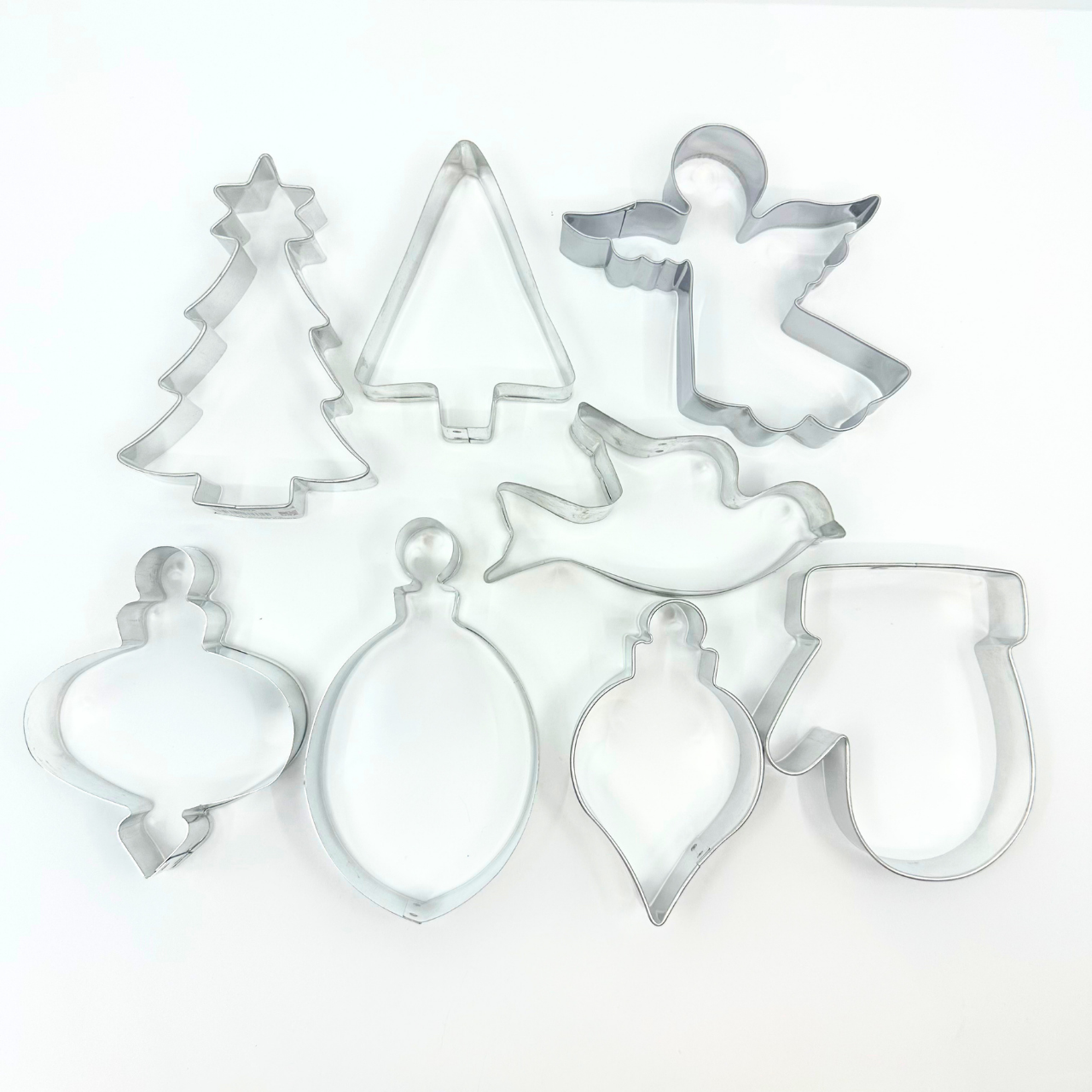 Set of 8 Large Holiday Cookie Cutters