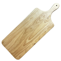 Crate & Barrel Tondo Natural Wood Paddle Serving Board