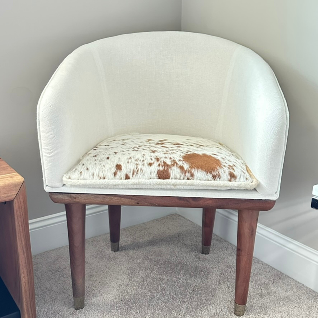 CB2 Viceroy Chair Hide iii