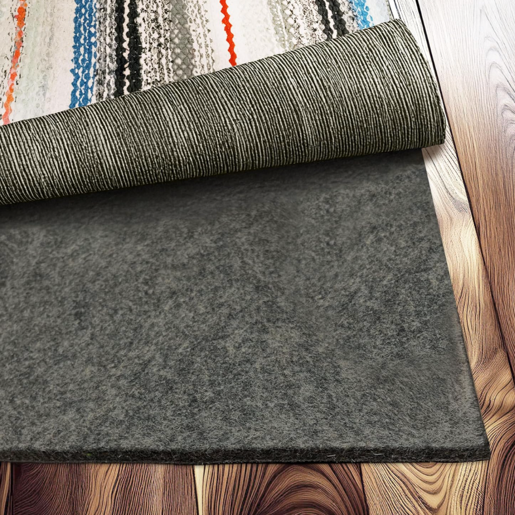 Nevlers TPO Coated Felt Non-Slip Rug Pad 8' x 10' - Gray