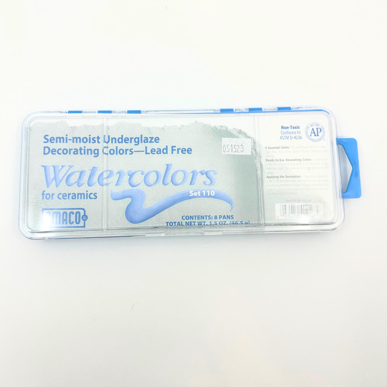 AMACO Semi-Moist Underglazes 8-Count Set No 110