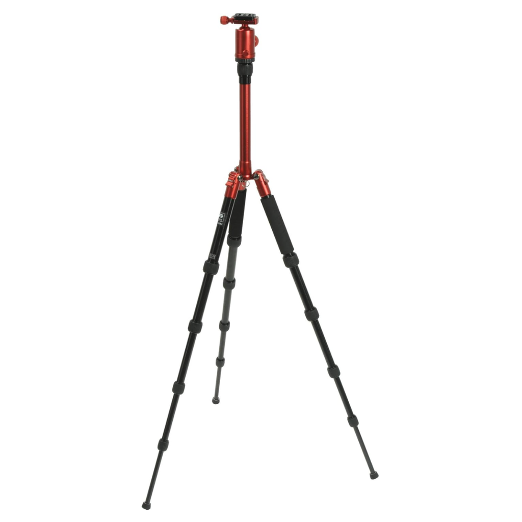 Sirui T-005X 54.5 Aluminum Alloy Tripod with C-10X Ball Head & Case (Red)