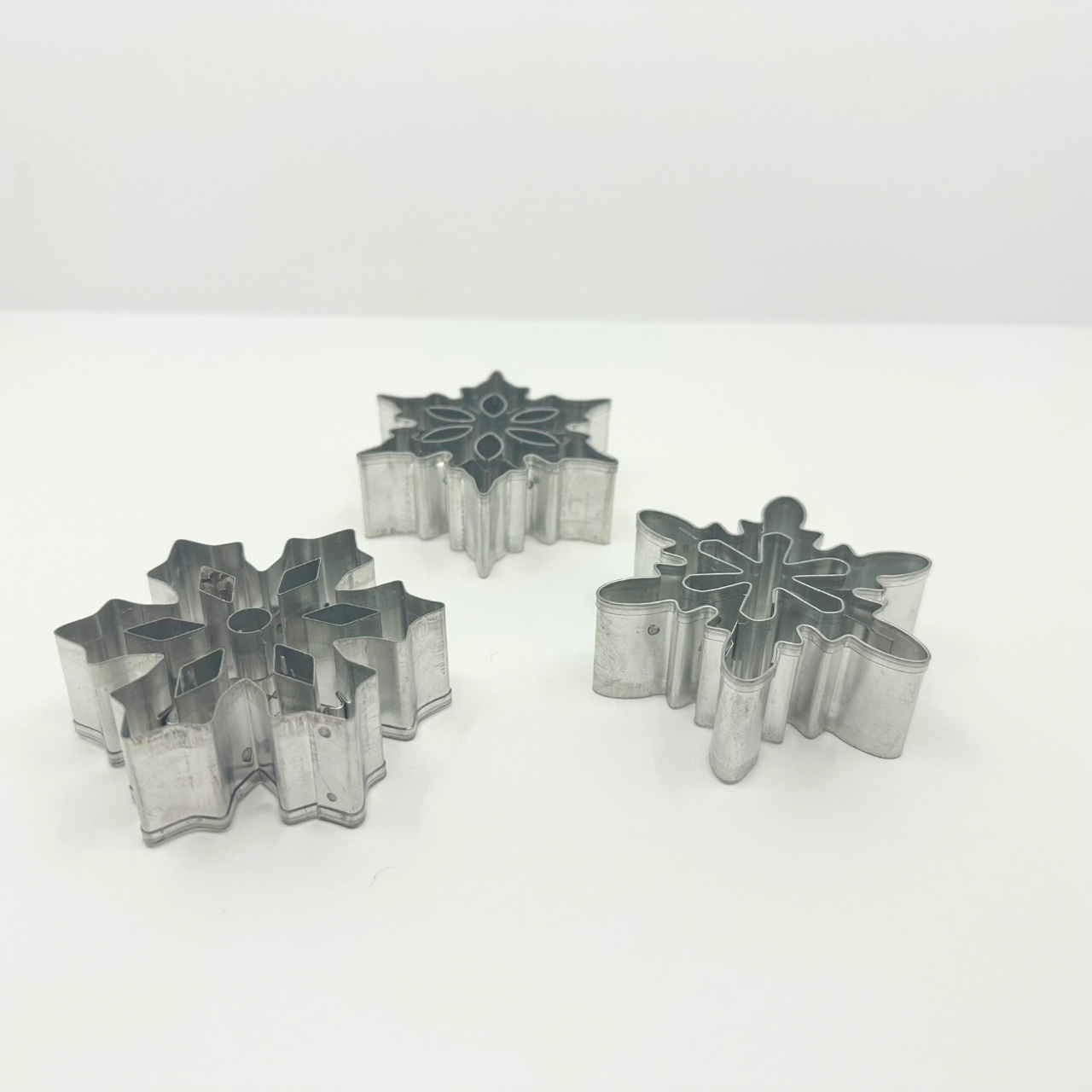 Set of 3 Snowflake Cookie Cutters