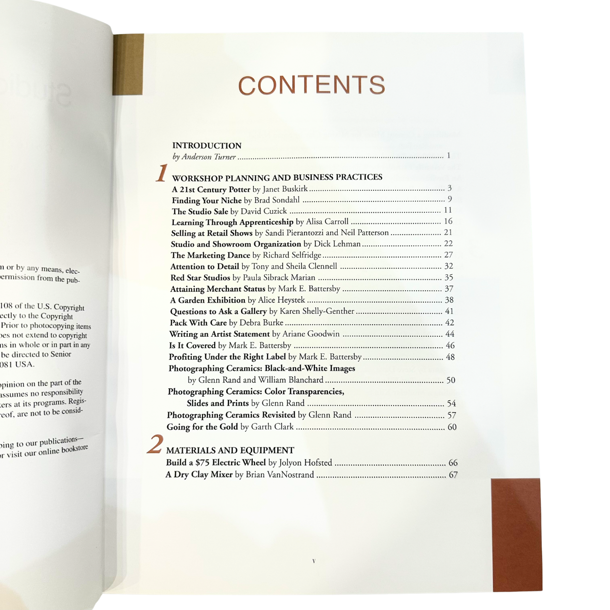 Studio Practices, Techniques and Tips: A Collection of Articles from Ceramics Monthly by Anderson Turner (Editor)