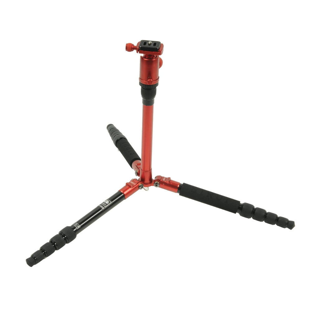 Sirui T-005X 54.5 Aluminum Alloy Tripod with C-10X Ball Head & Case (Red)