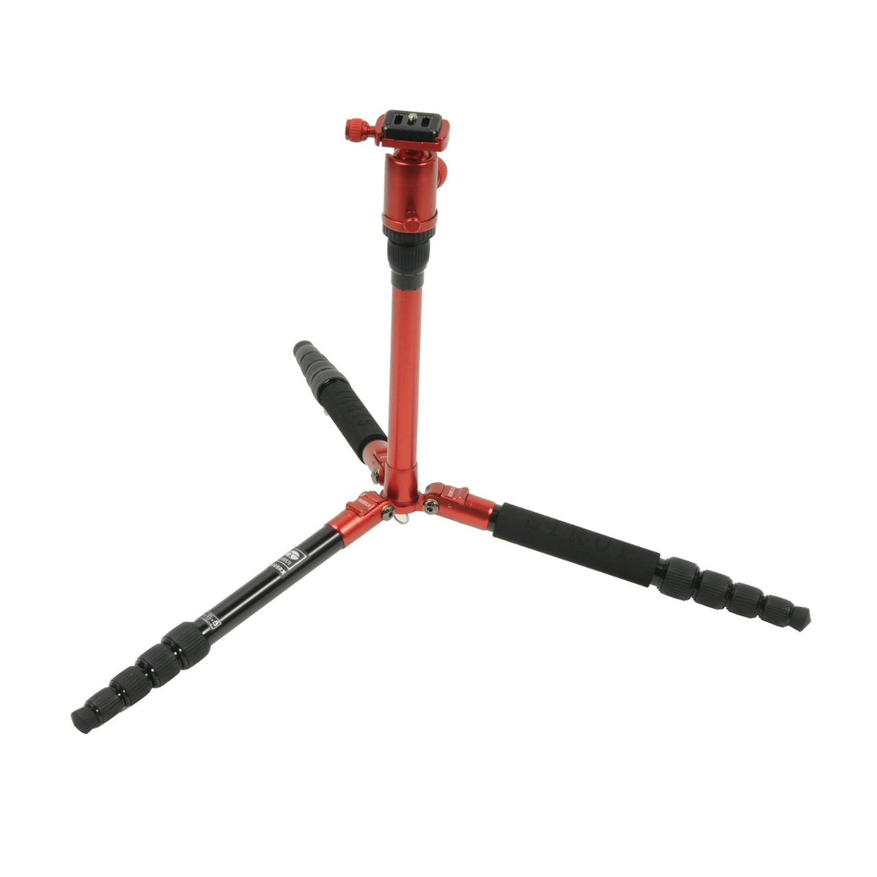 Sirui T-005X 54.5 Aluminum Alloy Tripod with C-10X Ball Head & Case (Red)