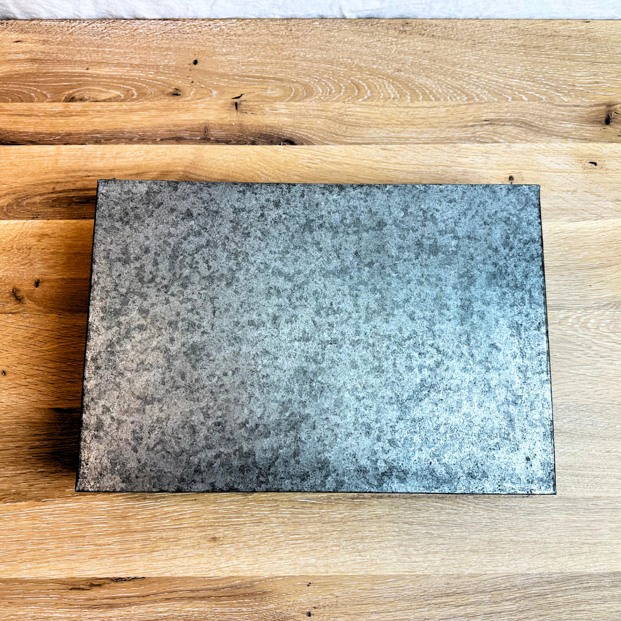 Restoration Hardware Industrial Metal Office Storage Document Box - Small