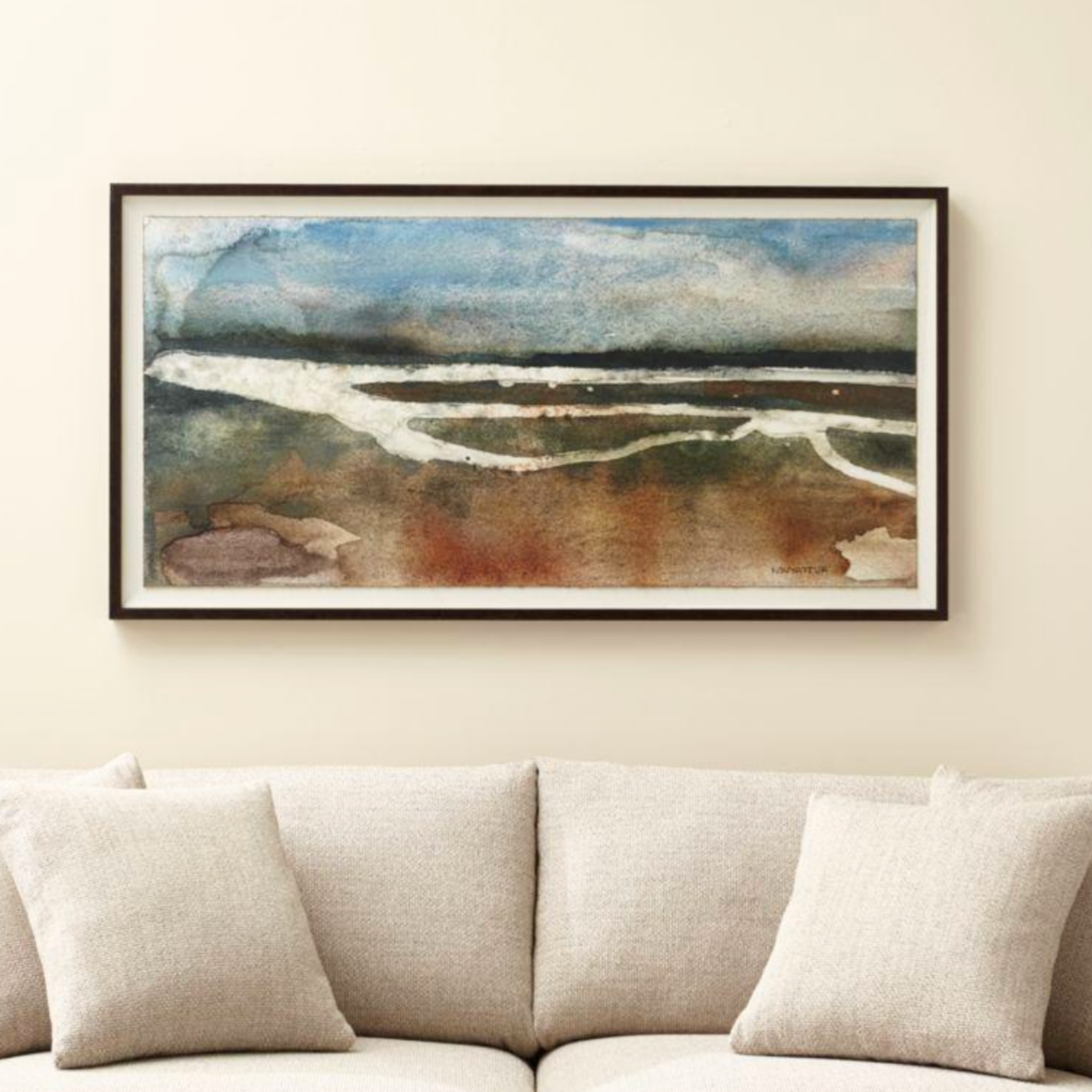 Crate & Barrel "Riverside Print" by artist Norman Wyatt Jr