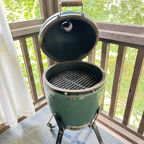 Big Green Egg 13 in. Small Charcoal Kamado Grill PLUS a BUNCH of Essential Accessories