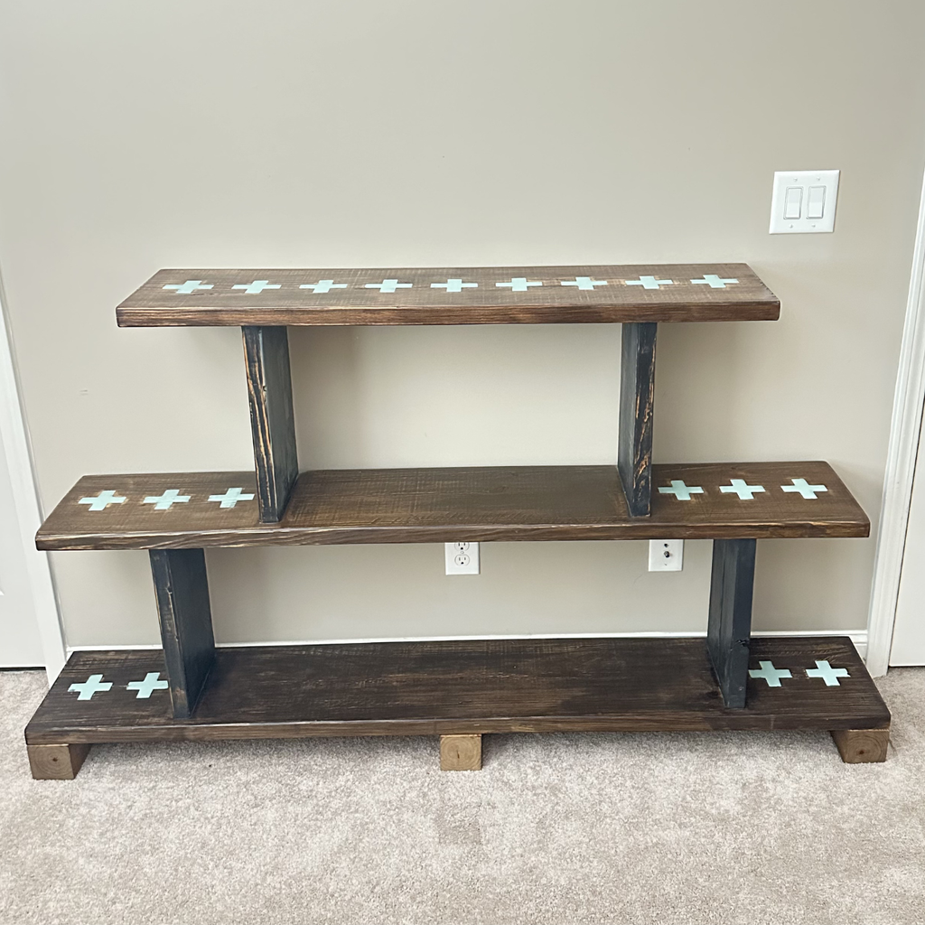 Rustic Artisan Handcrafted Bookcase