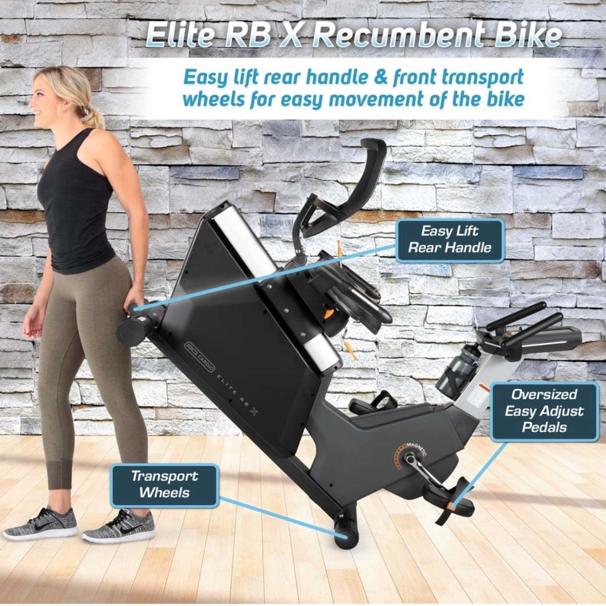 3G Cardio Elite RB X Recumbent Exercise Bike