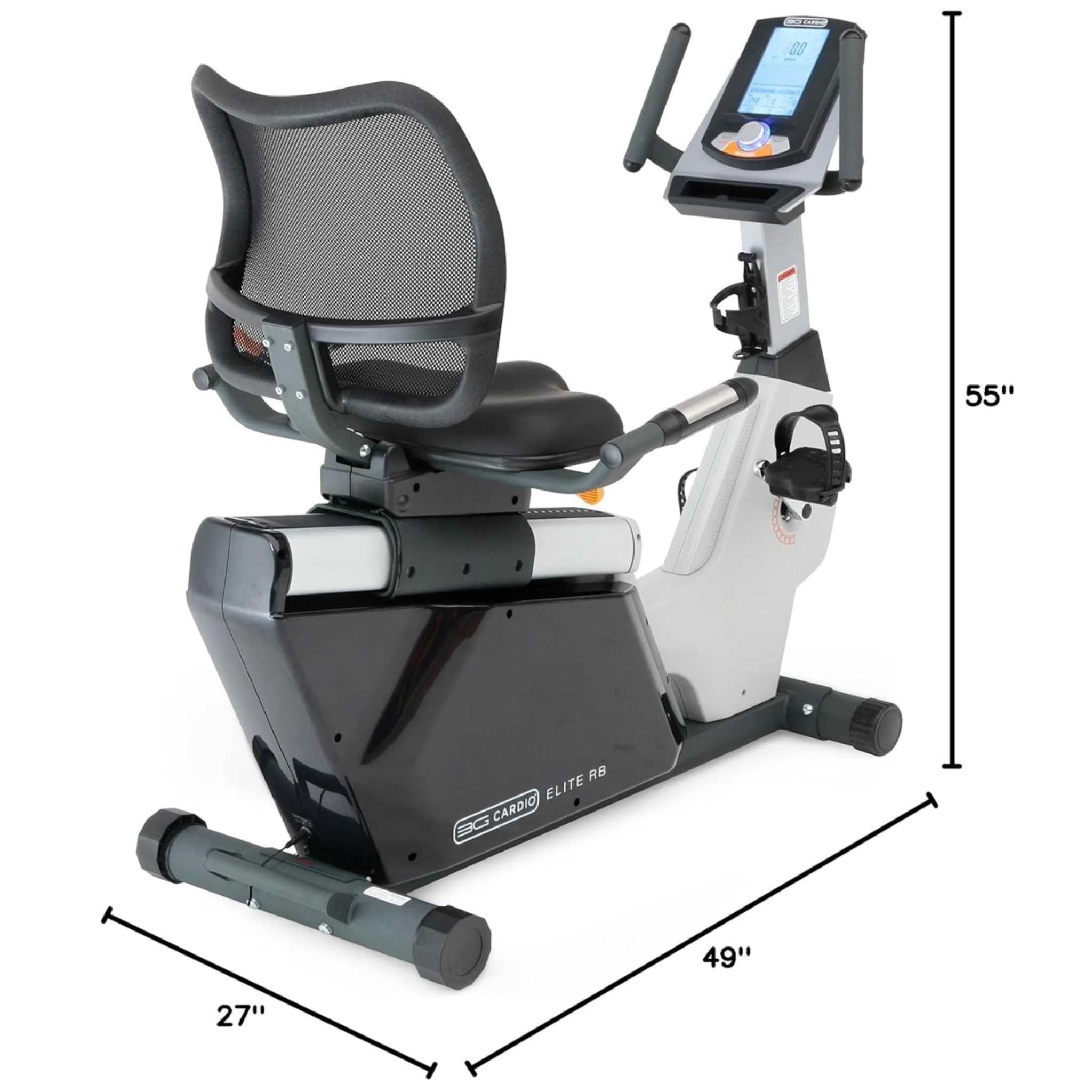 3G Cardio Elite RB X Recumbent Exercise Bike