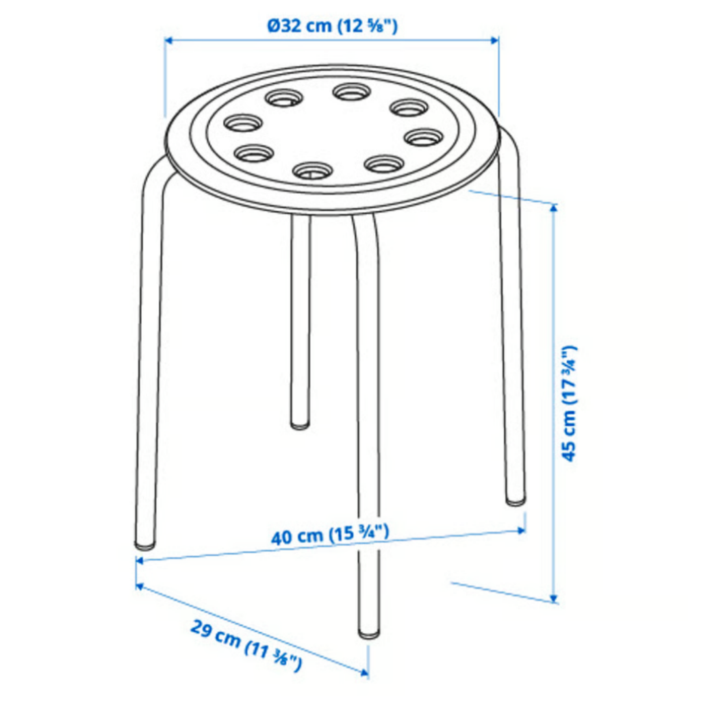 Ikea Marius Stool