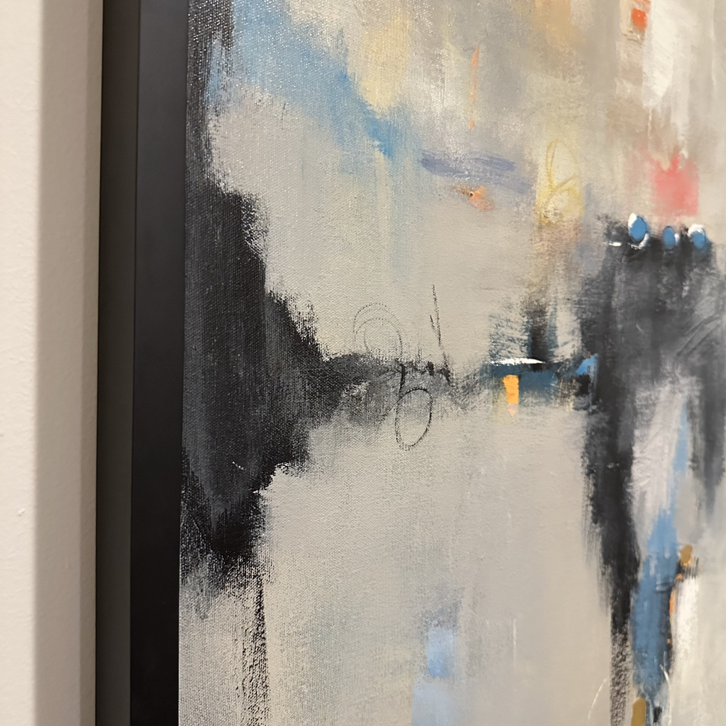Framed Large Scale Original Painting "Alliance" by Victoria Jackson
