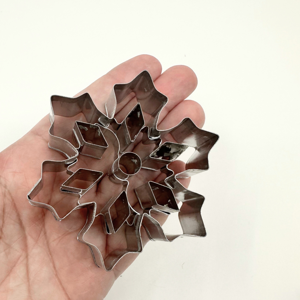 Set of 3 Snowflake Cookie Cutters