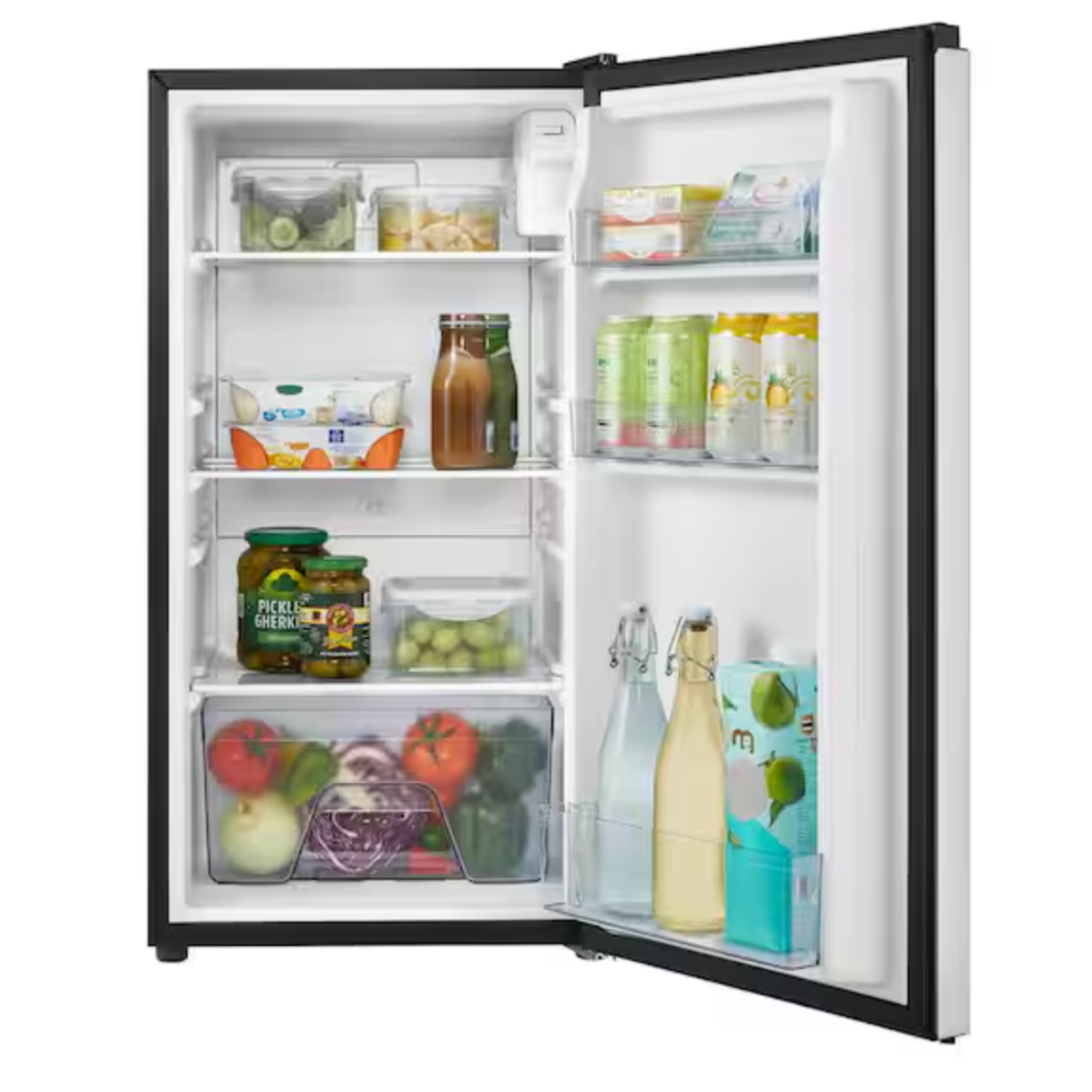 Vissani 3.2 cu. ft. Mini Refrigerator in Stainless Steel