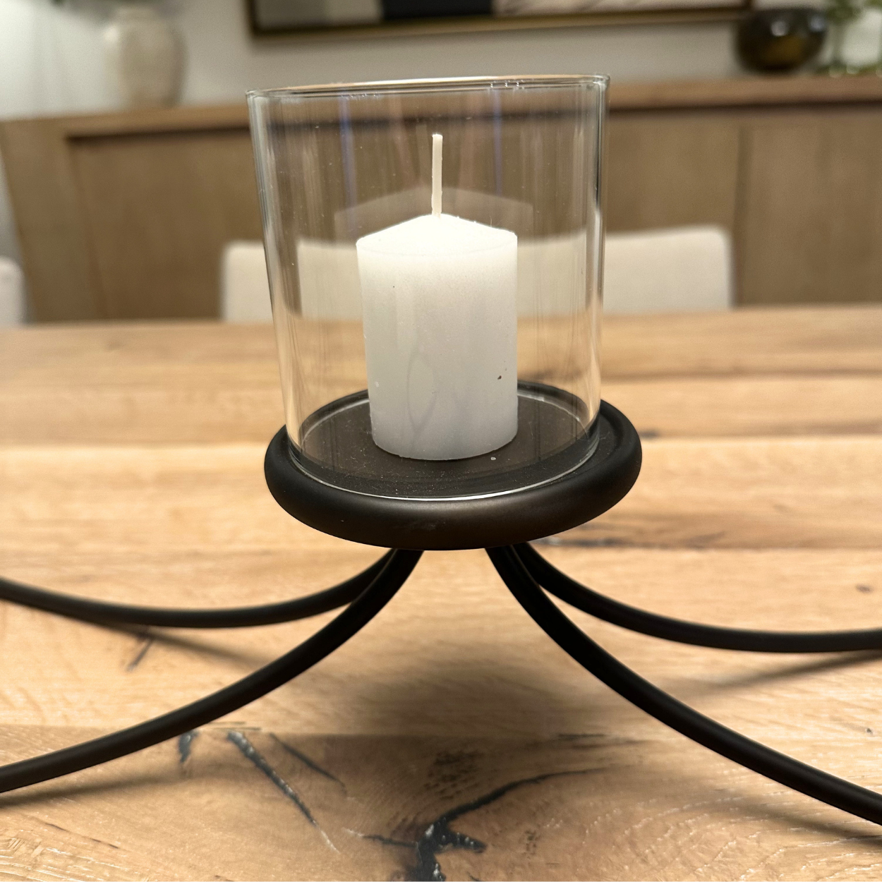 West Elm 5-Candle Curved Metal Votive Centerpiece