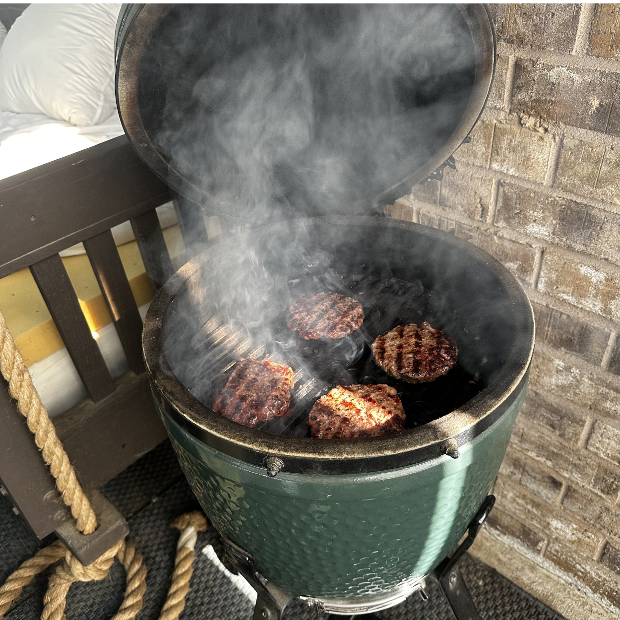 Big Green Egg 13 in. Small Charcoal Kamado Grill PLUS a BUNCH of Essential Accessories