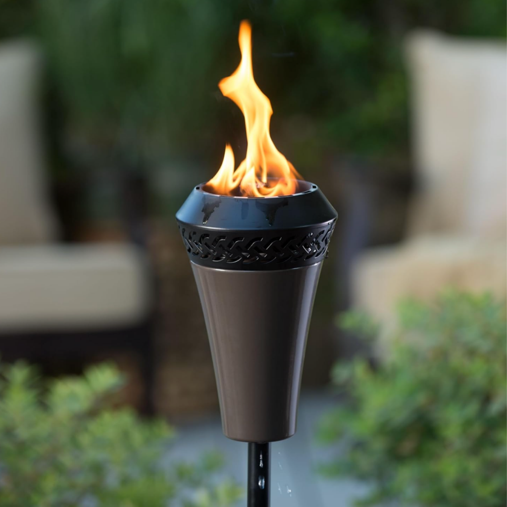 TIKI Island King 65" Metal Outdoor Torch