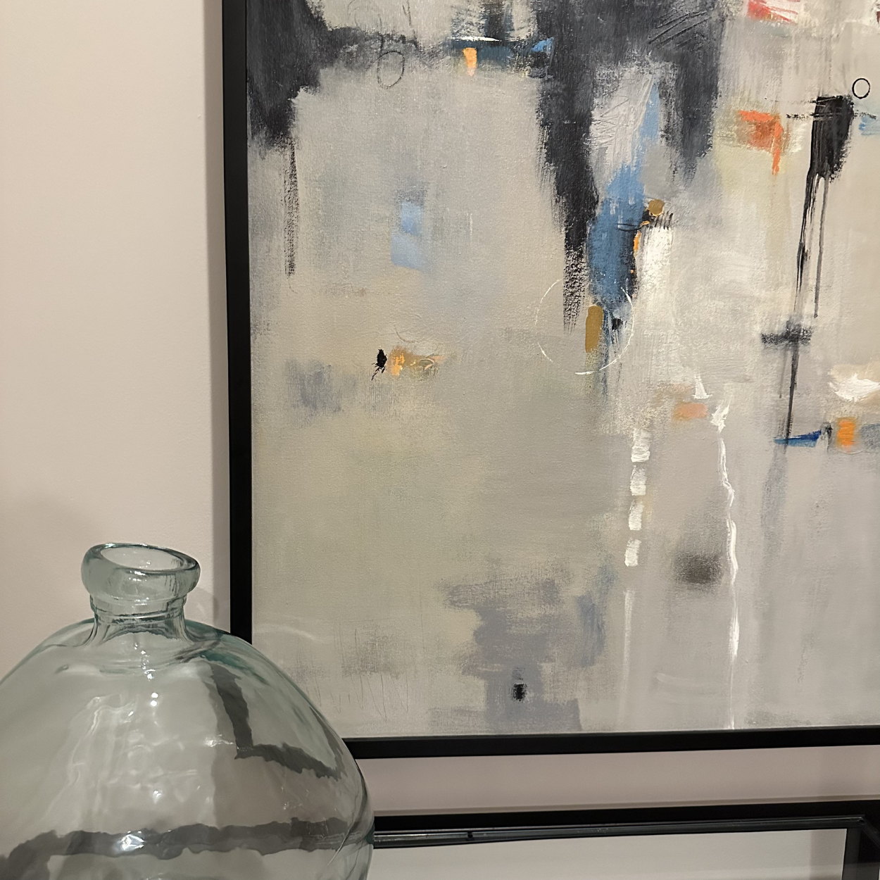 Framed Large Scale Original Painting "Alliance" by Victoria Jackson