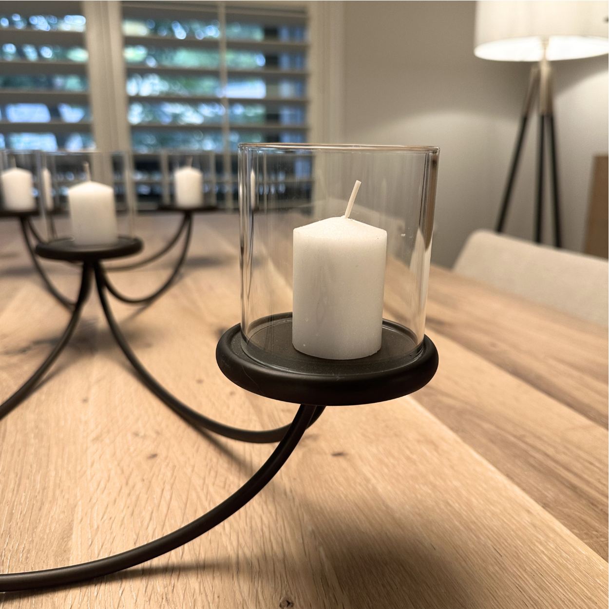 West Elm 5-Candle Curved Metal Votive Centerpiece