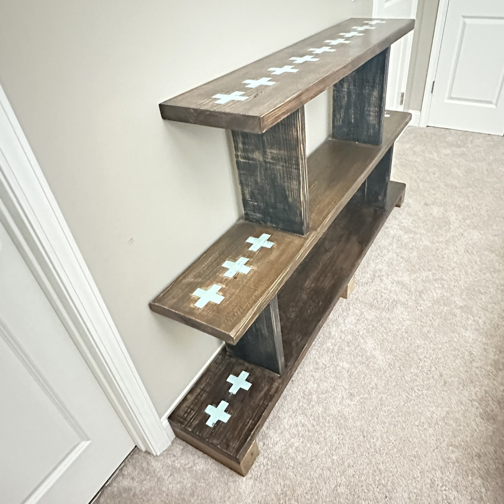 Rustic Artisan Handcrafted Bookcase