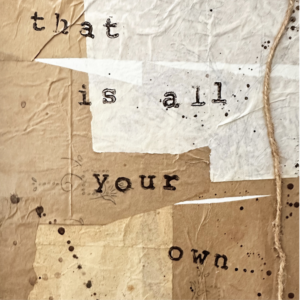 Framed Original Mixed Media Folk Art "You are Unrepeatable" by Amy Michelle