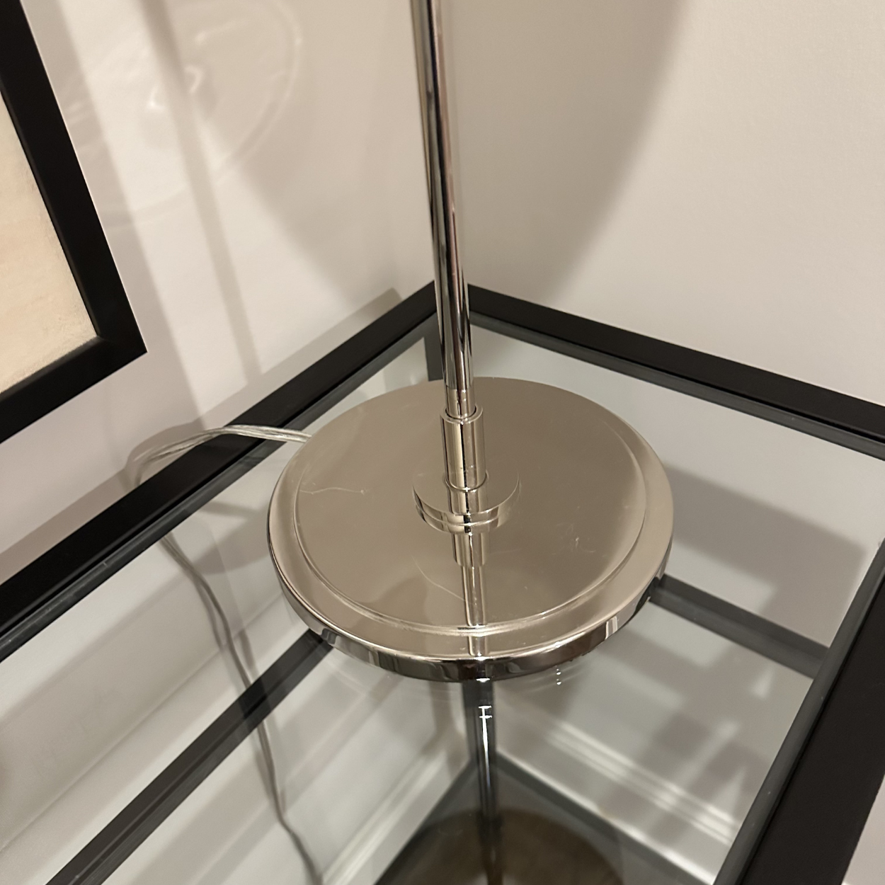 Room & Board Mid Century Polished Chrome Table Lamp