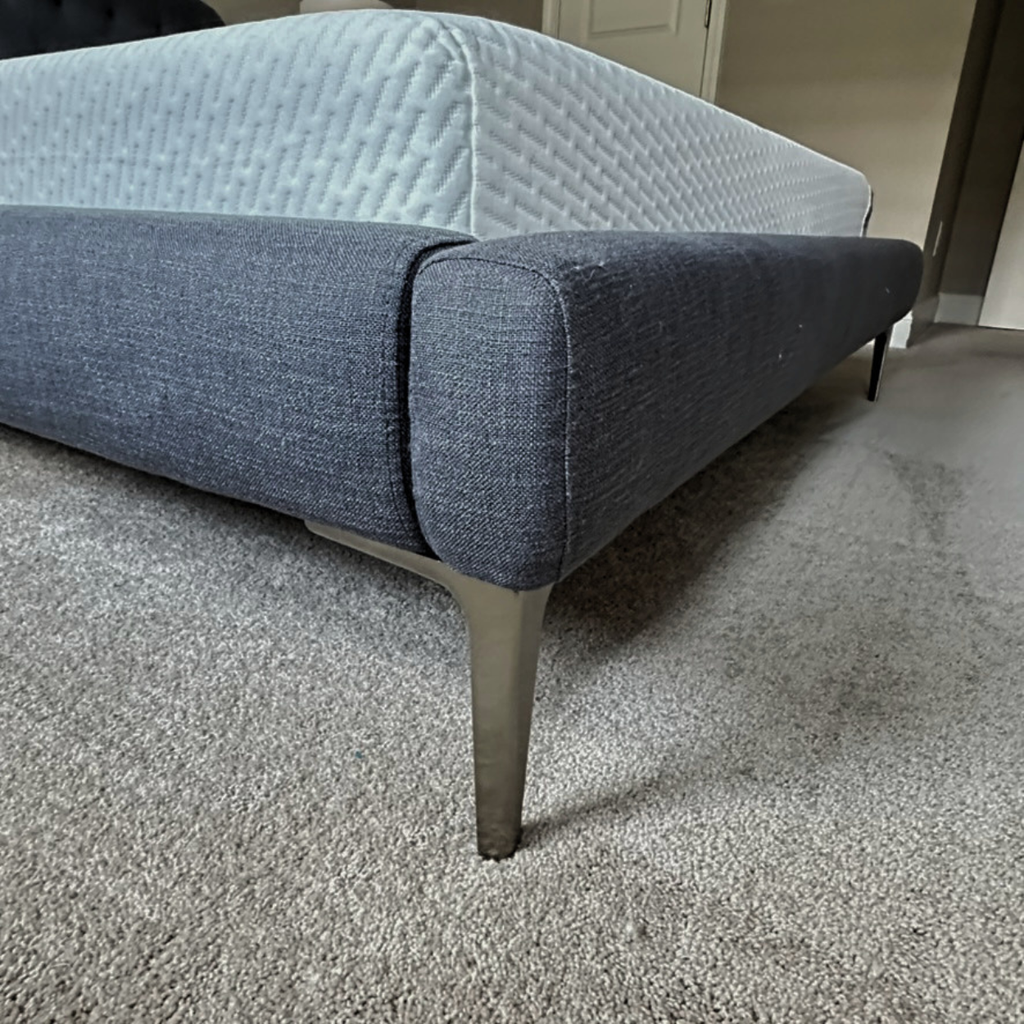 CB2 Seraphina Grey Queen Bed, Armitage Grey