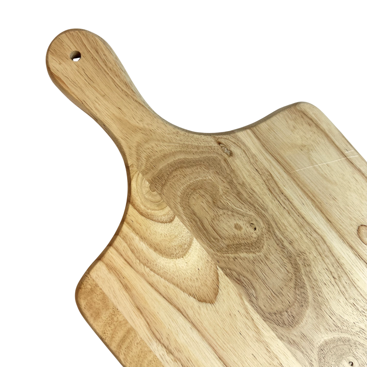 Crate & Barrel Tondo Natural Wood Paddle Serving Board