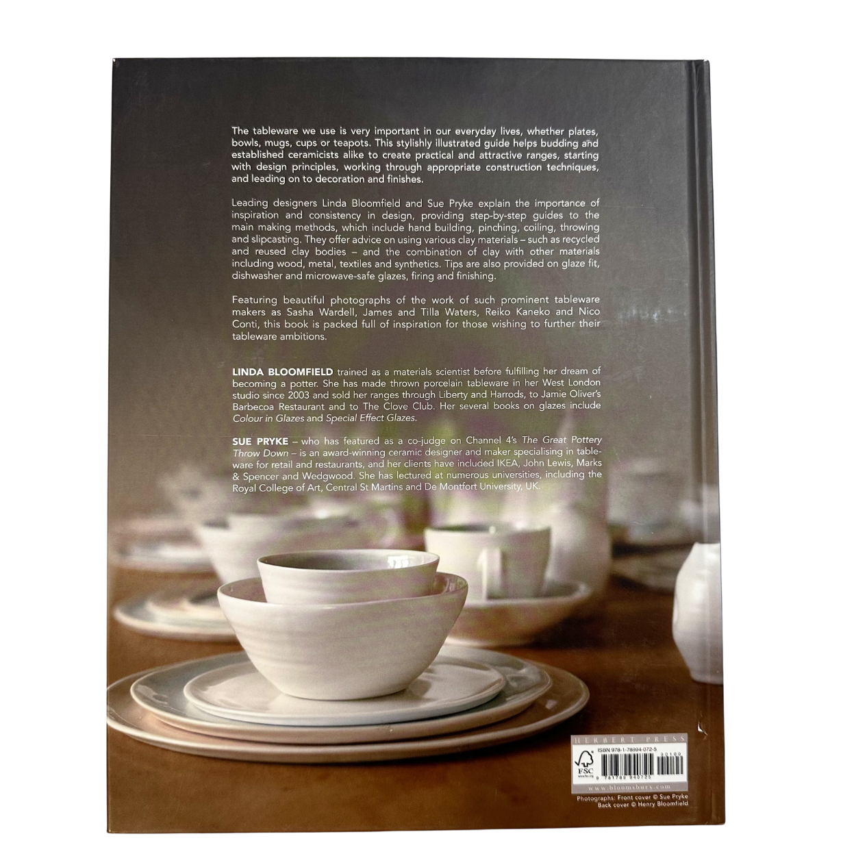 Design and Create Contemporary Tableware: Making Pottery You Can Use by by Sue Pryke and Linda Bloomfield