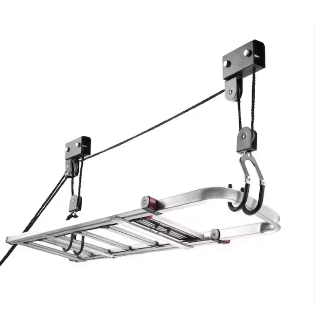 RAD Sportz Kayak Storage Hoist - Overhead Pulley System with 125lb Capacity for Canoes, Bikes, Ladders, and More - for up to 12-Foot Ceilings