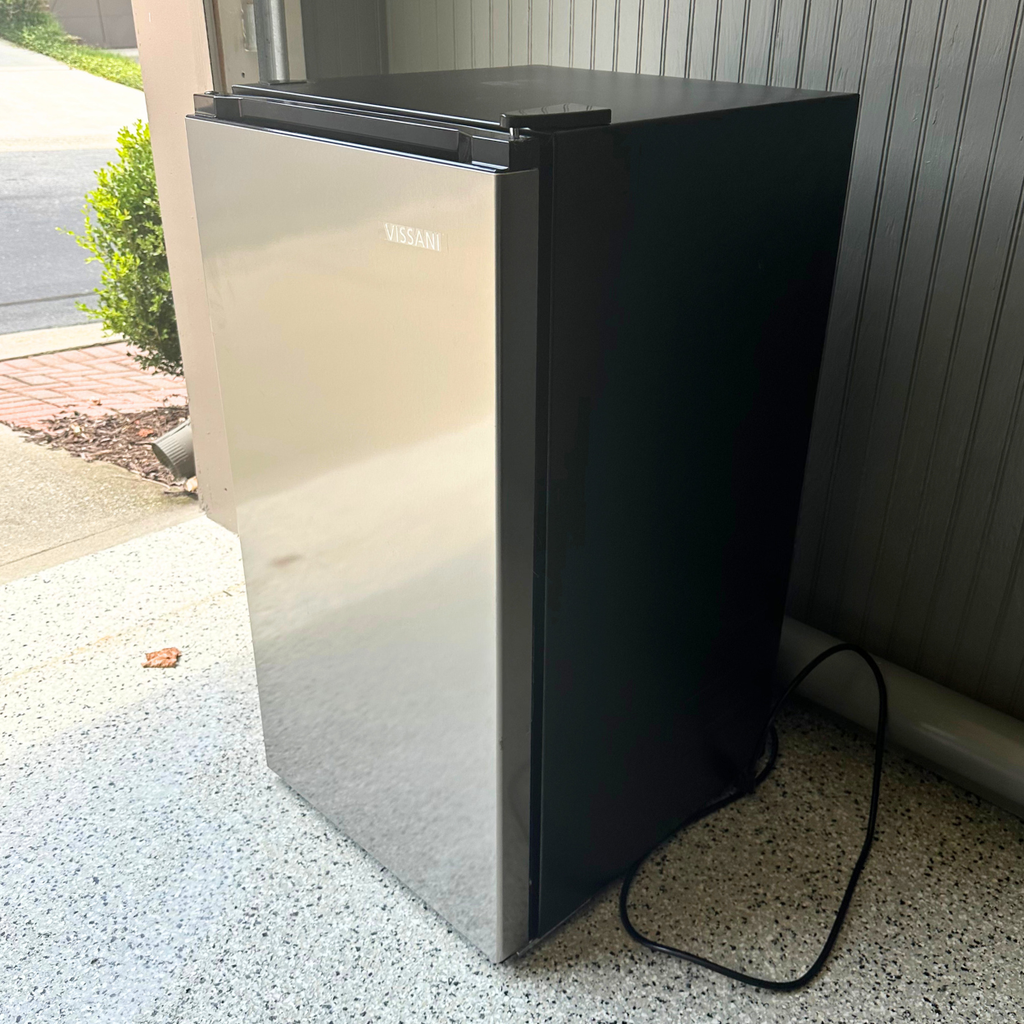 Vissani 3.2 cu. ft. Mini Refrigerator in Stainless Steel