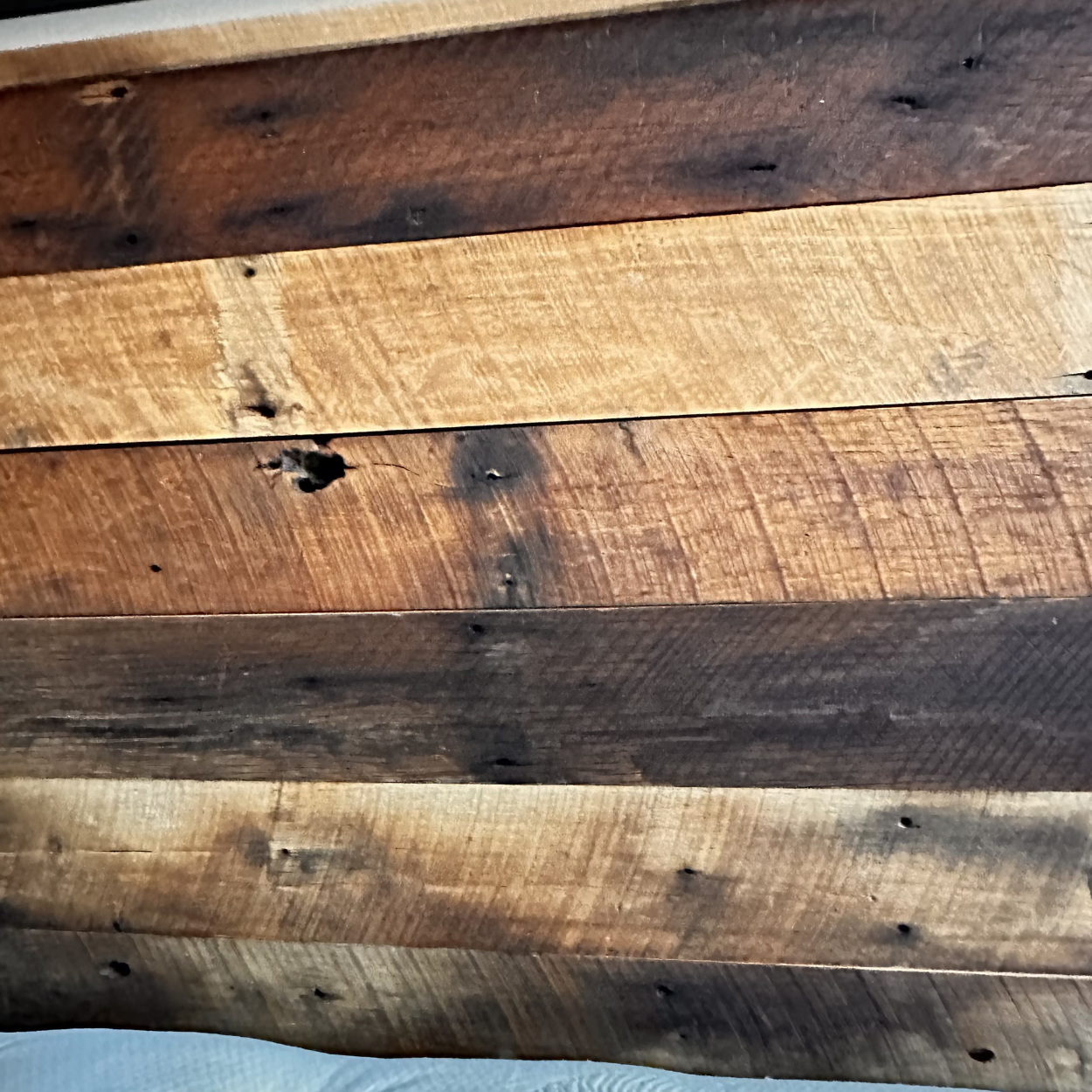 Reclaimed Wood Plank Farmhouse Bed - Queen