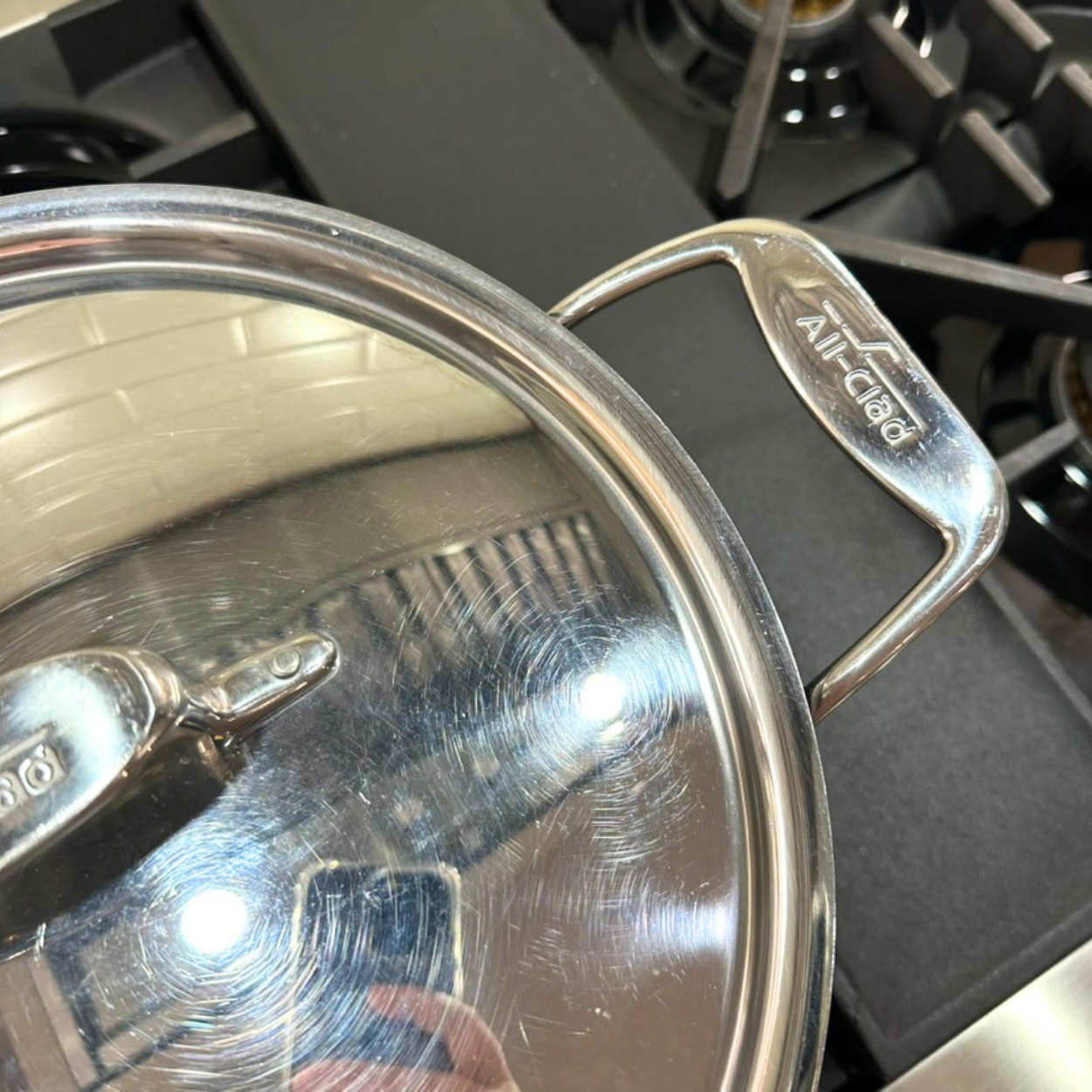 All-Clad D3 Stainless 3-ply Bonded Cookware, Stockpot with lid, 8 quart