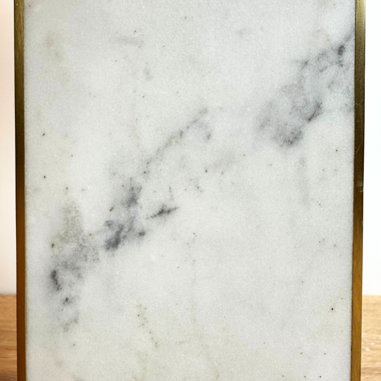 West Elm Square Column Marble Table Lamp