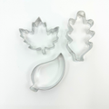 Set of 3 Fall Leaf Cookie Cutters