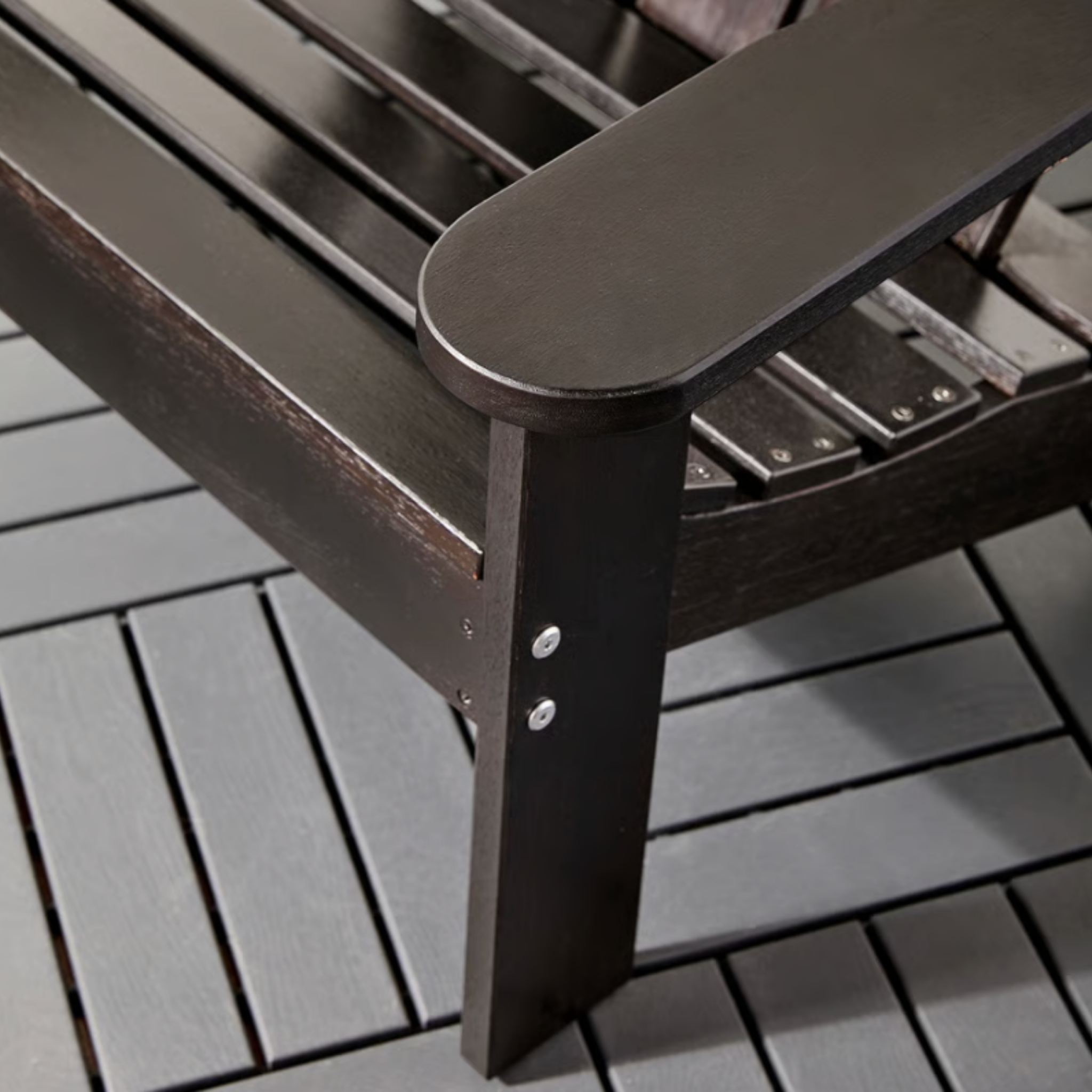 Ikea KLÖVEN Deck chairs, outdoor, dark-brown