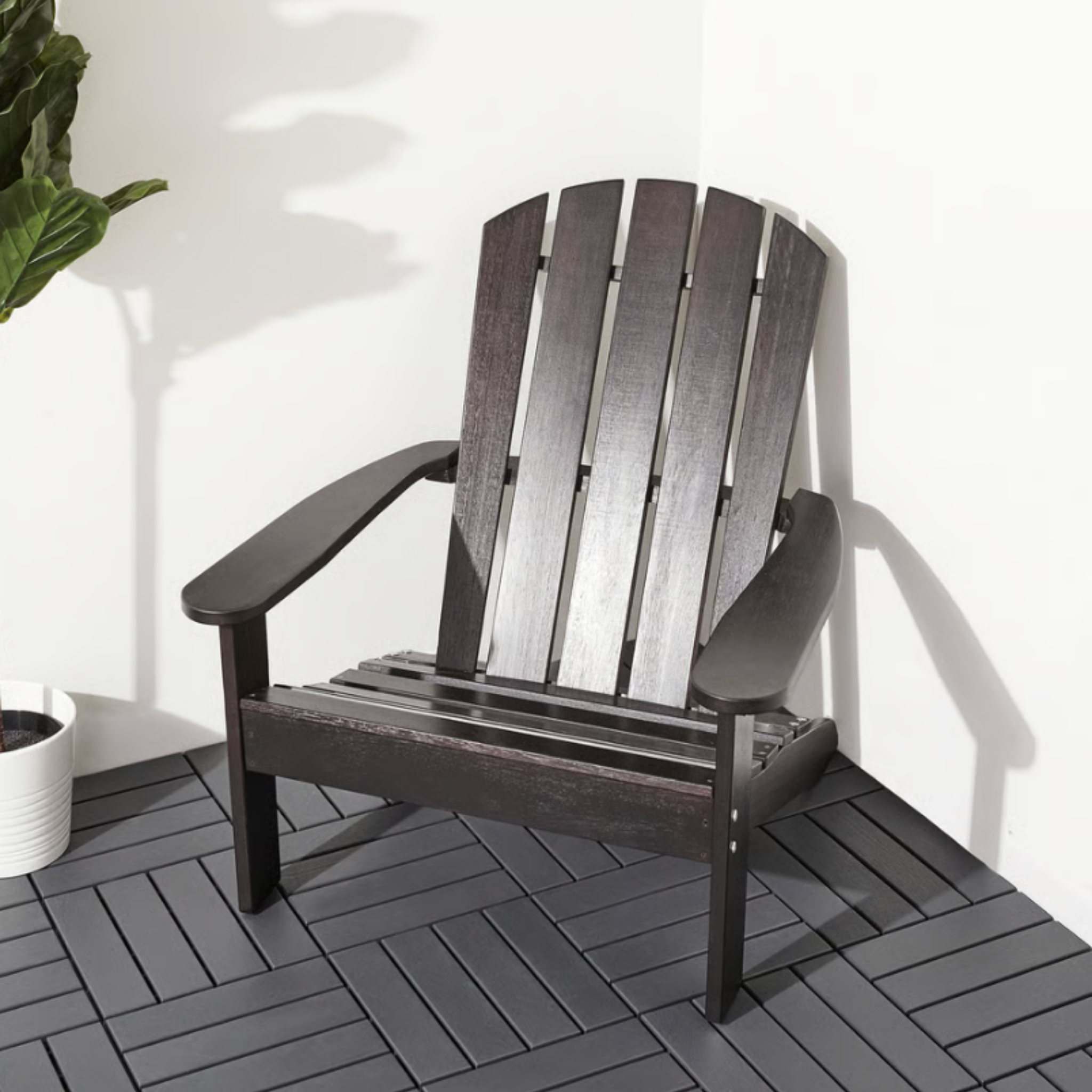 Ikea KLÖVEN Deck chairs, outdoor, dark-brown