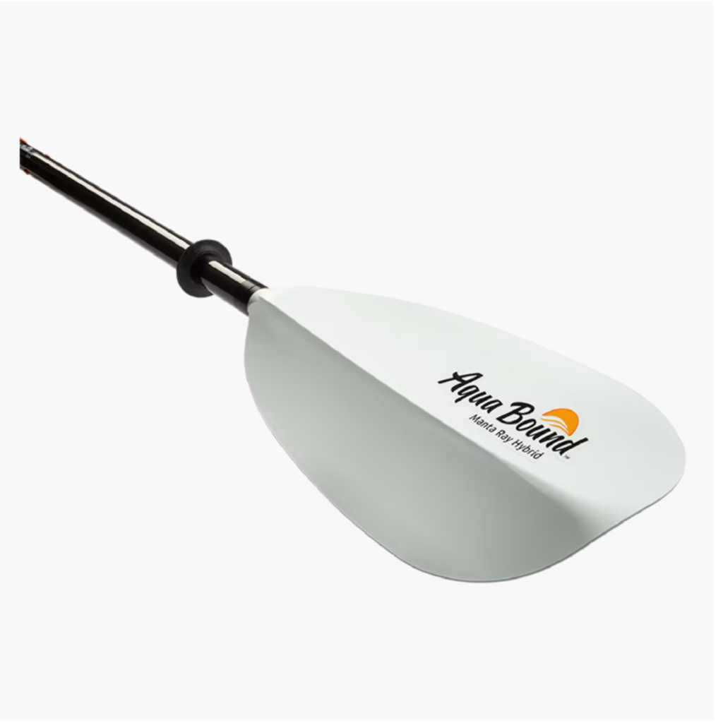 Aqua Bound Mantaray Hybrid White FG Blade/Posi-Lok Carbon Shaft 2pc, White, 220 cm