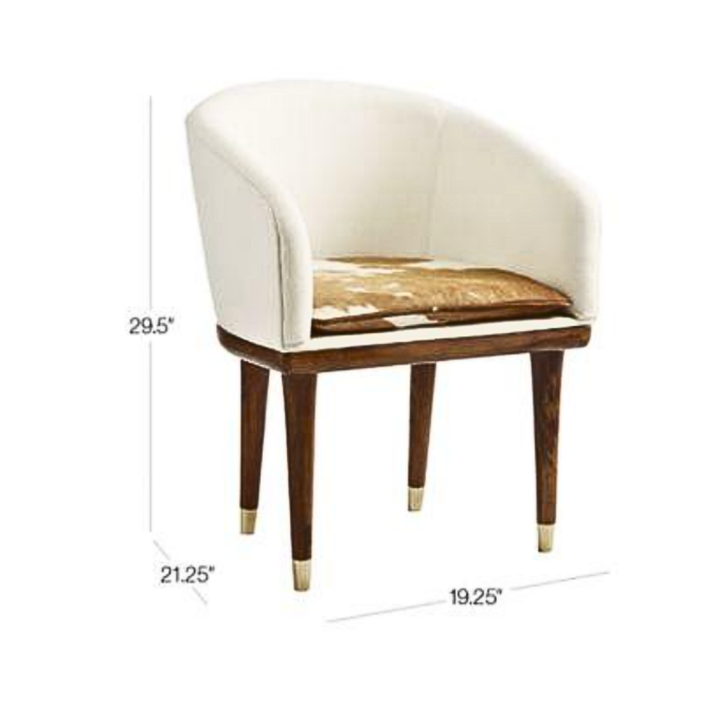 CB2 Viceroy Chair Hide iii