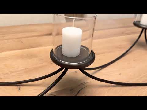West Elm 5-Candle Curved Metal Votive Centerpiece