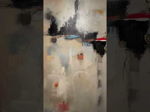 Framed Large Scale Original Painting "Alliance" by Victoria Jackson
