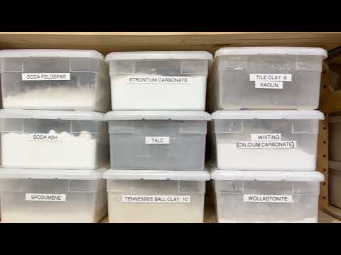 Chemicals/Raw Materials for Making Glazes